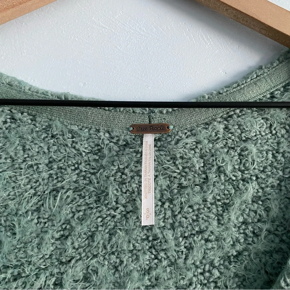 Free People Icing V Neck Pullover Spring Dust - Picture 5 of 10